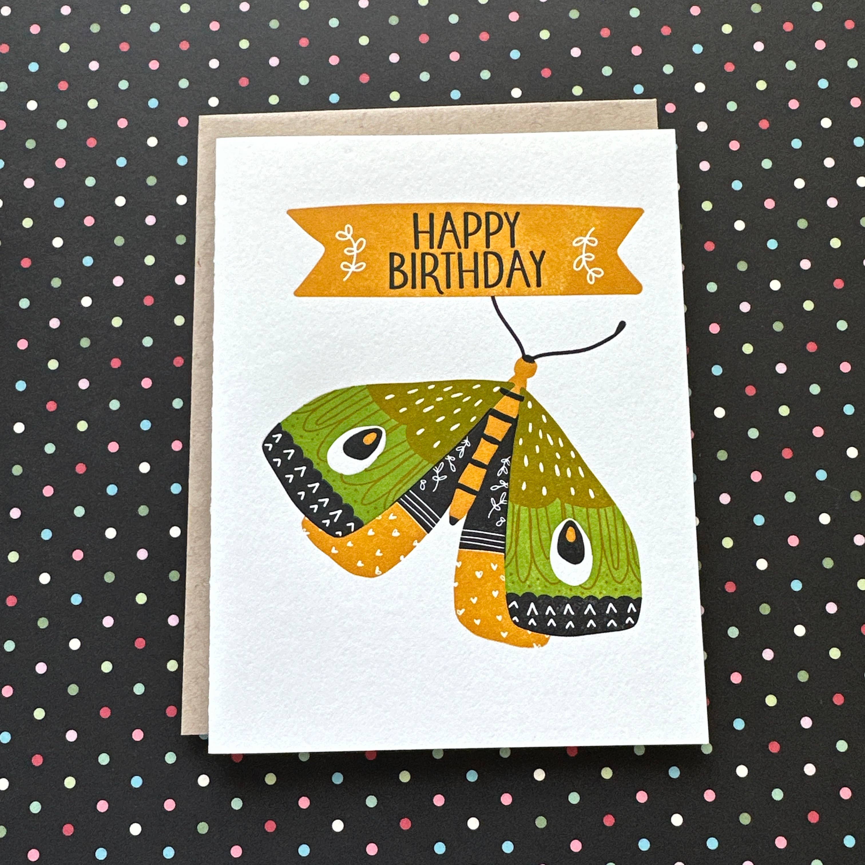 Happy Birthday Butterfly Blank Card