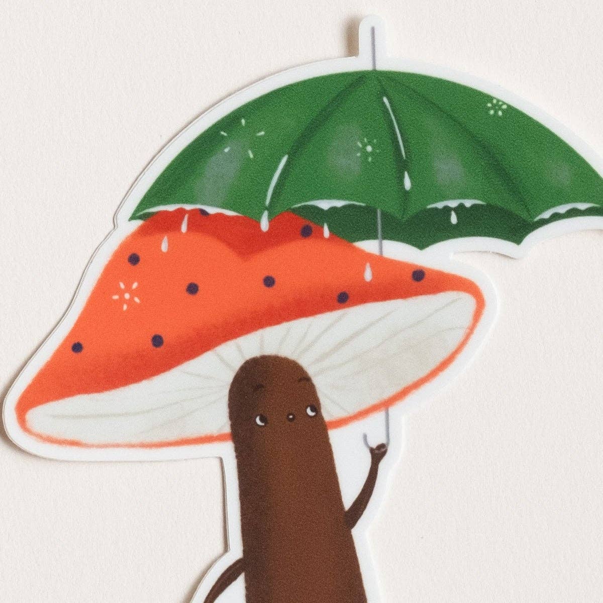 Mushroom Umbrella Sticker
