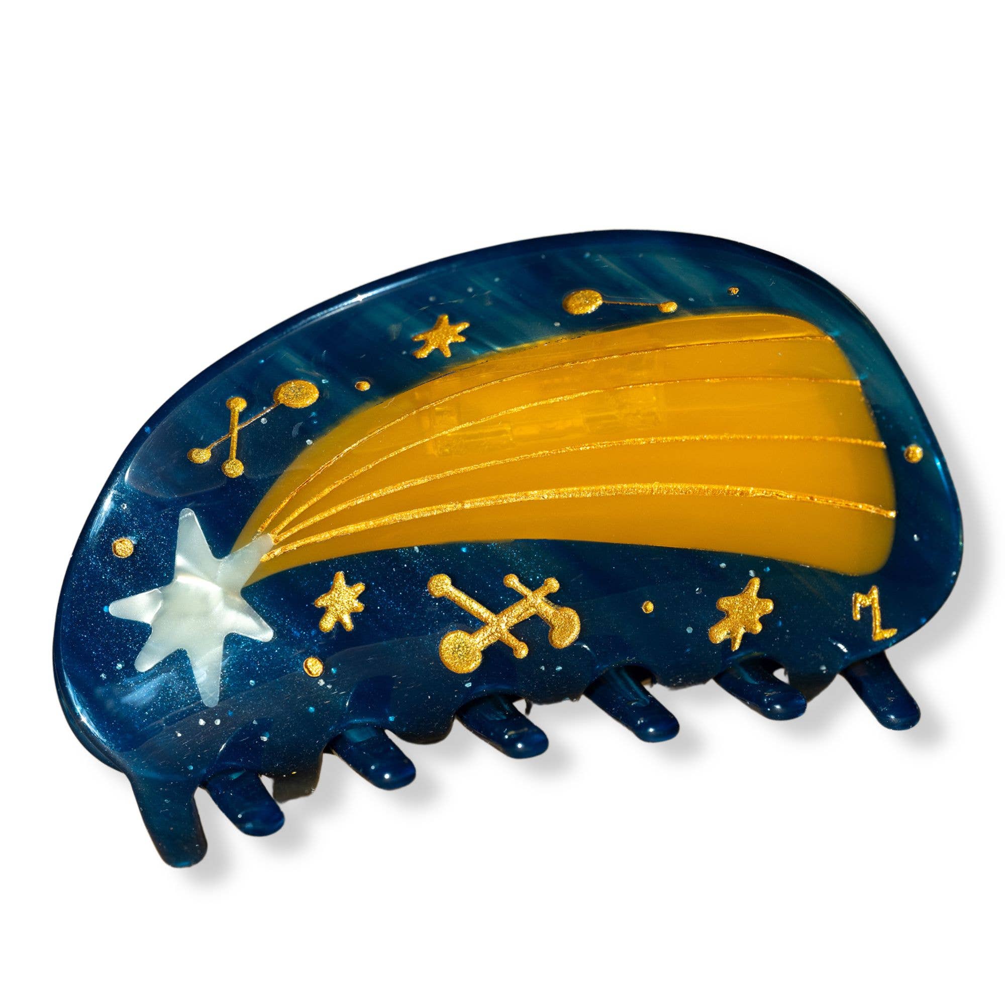 Shooting Star Hair Claw Clip in Midnight