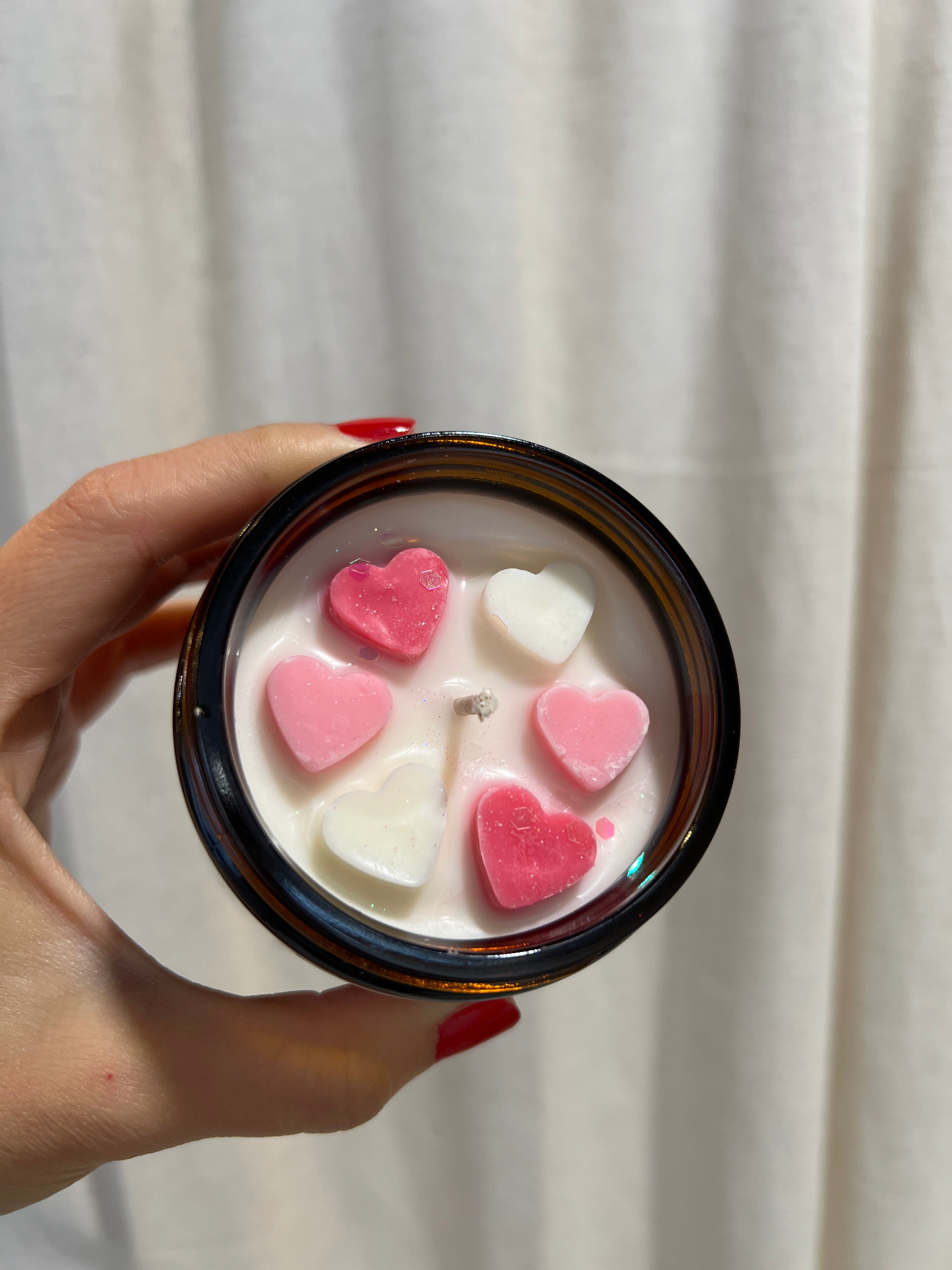 O'Soy Candy Heart Candle
