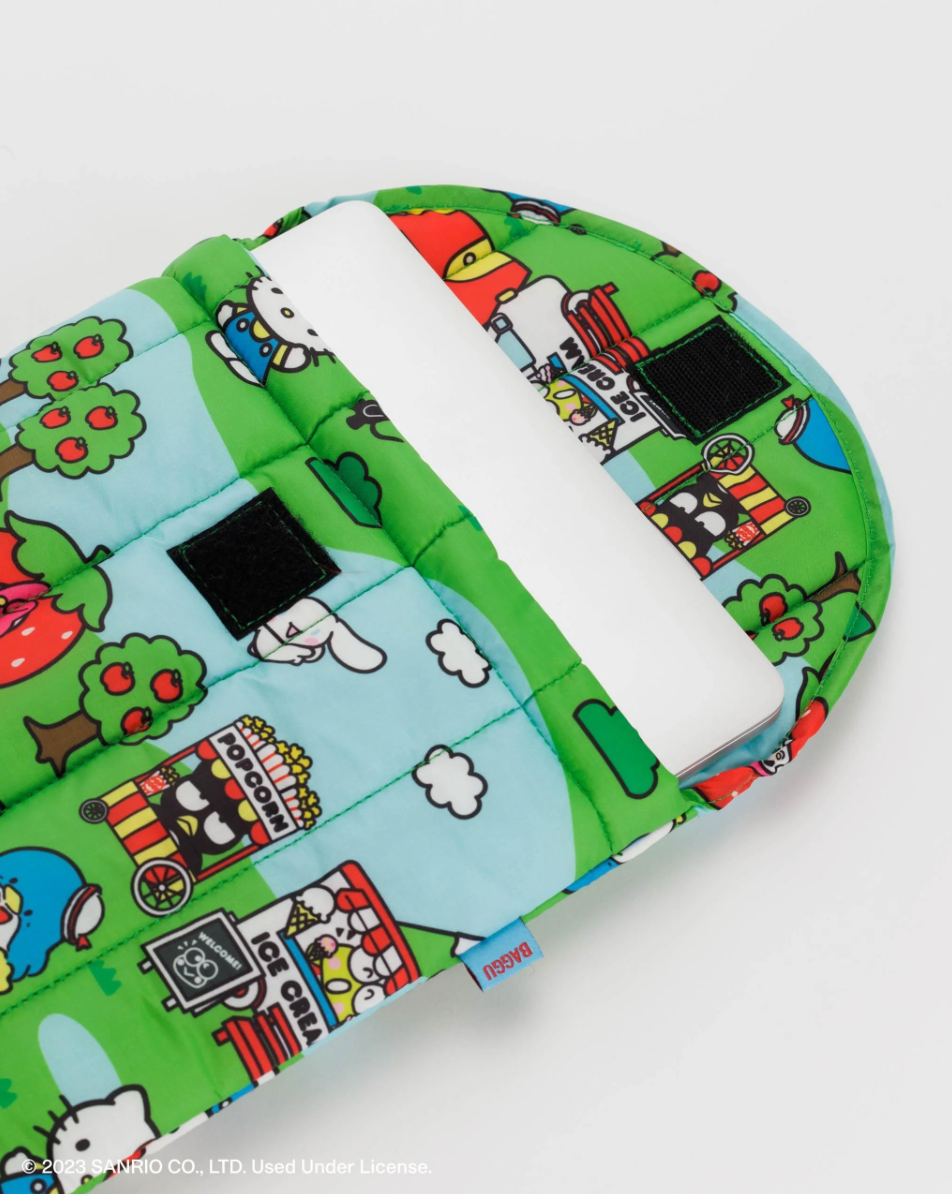 Baggu Puffy Laptop Sleeve Hello Kitty and Friends