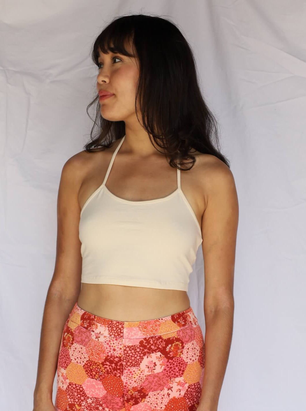 Cropped Halter Top - Skies For Miles