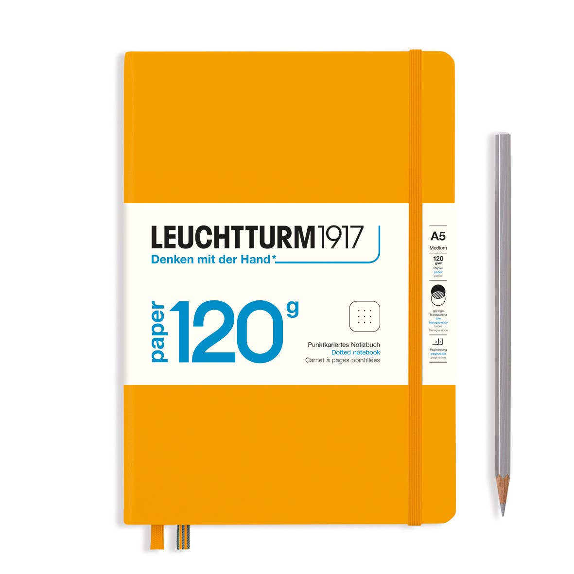 Leuchtturm1917 120g Notebook, Medium, Hardcover